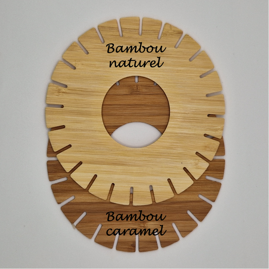 Dux types de bambous naturel et caramel