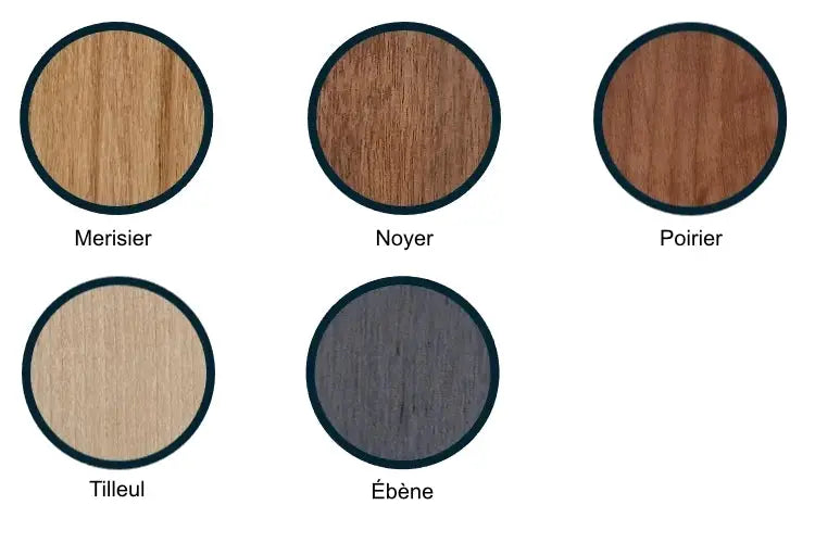 essences disponible : bambou naturel bambou caramel bambou duo ebene merisier chene erable poirier acajou noyer tilleul MoKaLi